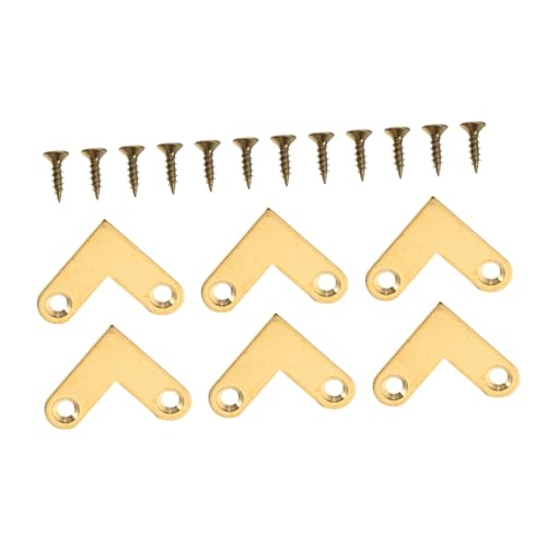 Abaodam T4908 Eckwinkel Aus Kupfer 6 Stück Messingwinkelverbindungen Glattes Und Design von Abaodam