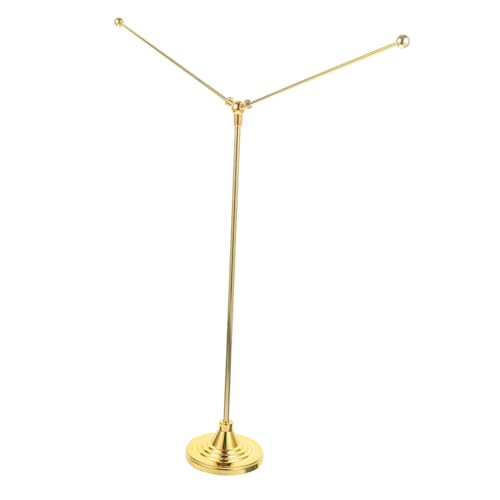 Abaodam Tischfahnenmast Schreibtisch Desktop Gerade Fahne Stand Flaggenhalter Fahnenmasten Kleiner Fahnenhalter Tischfahnenhalter Mehrzweck-fahnenmast Tragbar Metall Golden von Abaodam