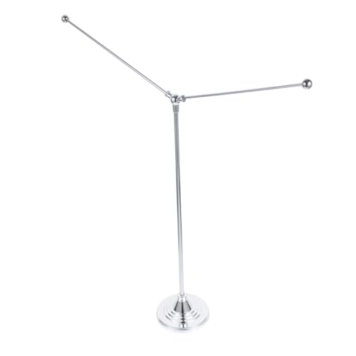 Abaodam Tischflaggenständer Metall Stabile Fahnenhalterung für Büro und Zuhause Flaggenhalter für Schreibtischdekoration und Konferenzräume Silberner Desktop Fahnenmast von Abaodam