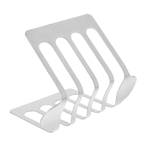 Abaodam Toastbrotstand Brotregal Aus Edelstahl Sandwichständer Toasthalter Aus Edelstahl Toast Organizer Rostfreier Toasthalter Praktischer Brothalter Küchenregal Silber Rostfreier Stahl von Abaodam