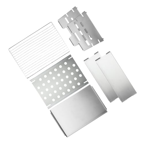 Abaodam Tragbarer Holzkohlegrill aus Robustem mit Abnehmbaren Beinen Kompakter Outdoor Camping Bbq Grill für Tisch und Reise Platzsparend und Luftzirkulierend von Abaodam