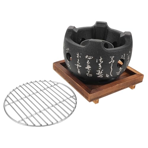 Abaodam Tragbarer Japanischer Holzkohlegrill Runder Hibachi Grill aus Langlebigem Material Platzsparend und Hitzebeständig für Camping Picknick und Grillabende im Freien Abaodam Tragbarer Japanischer Holzkohlegrill Runder Hibachi Grill aus Langlebigem Material Platzsparend und Hitzebeständig für Camping Picknick und Grillabende im Freien von Abaodam