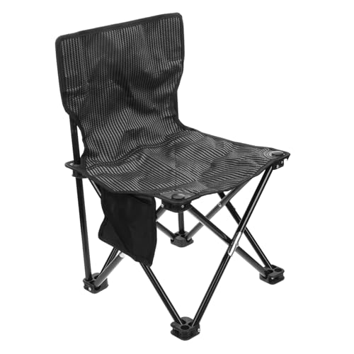 Abaodam Tragbarer Outdoor-Klappstuhl, leicht, kompakt, Campinghocker zum Angeln, Strand und Garten, einfacher Aufbau mit Gestell für Stabilität, inklusive Tragetasche, Grau Abaodam Tragbarer Outdoor-Klappstuhl, leicht, kompakt, Campinghocker zum Angeln, Strand und Garten, einfacher Aufbau mit Gestell für Stabilität, inklusive Tragetasche, Grau von Abaodam