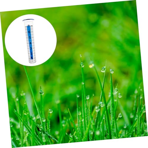 Abaodam Transparenter Regenmesser Kunststoff mit Großer Anzeige Kegelförmiges Außenthermometer für Präzise Niederschlagsmessung im Garten Professionelles Messgerät zur Wiederverwendbar von Abaodam