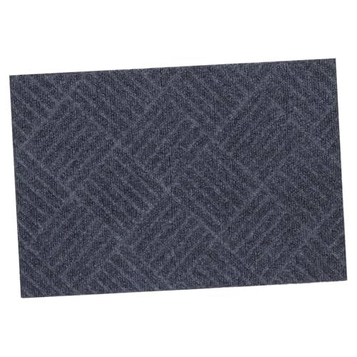 Abaodam Türmatte wasserabsorbierende Bodenmatte Fußmatten Inneneingang rutschfeste Badezimmermatte Türvorleger Wohnzimmer Teppich rutschfeste Bodenmatte willkommene Fußmatte Polyester Grau von Abaodam