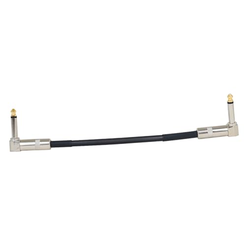 Abaodam Verbindungskabel Metallstecker Patchkabel Gitarrenpedale Stromversorgung Robust Leicht Tragbar für Musiker Zubehör von Abaodam