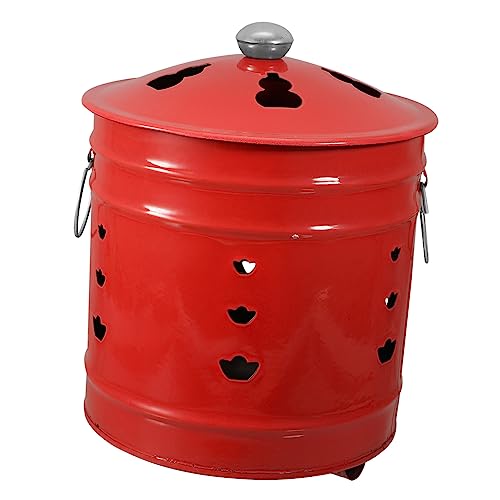 Abaodam Verbrennungsanlage Feuerkorb für Garten und Terrasse zum Verbrennen Gartenabfällen mit Air Entlüftung für Effiziente von Abaodam