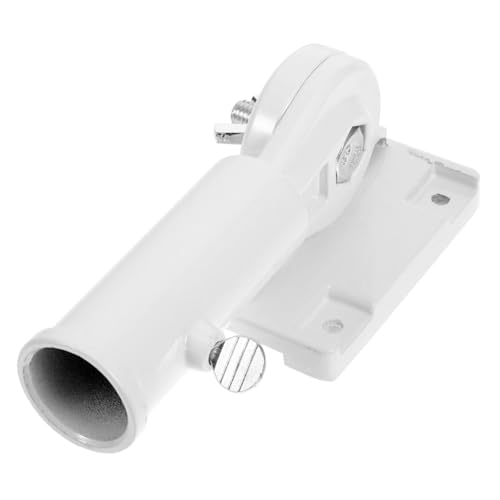 Abaodam Verstellbare Aluminium fahnenmast Basis Wetterfester Stabiler Wandhalter für Haus und Garten Drehbarer Robuster Fahnenstangenhalter mit Metallbefestigung Abaodam Verstellbare Aluminium fahnenmast Basis Wetterfester Stabiler Wandhalter für Haus und Garten Drehbarer Robuster Fahnenstangenhalter mit Metallbefestigung von Abaodam