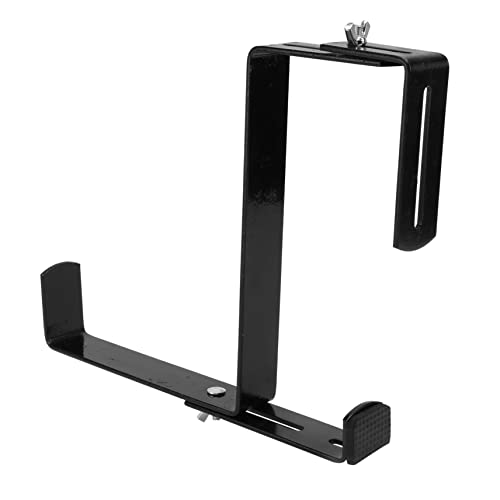 Abaodam Verstellbarer Blumenkastenhalter für Balkon und Garten Eisen Blumenständer für Handlauf Schwarz von Abaodam