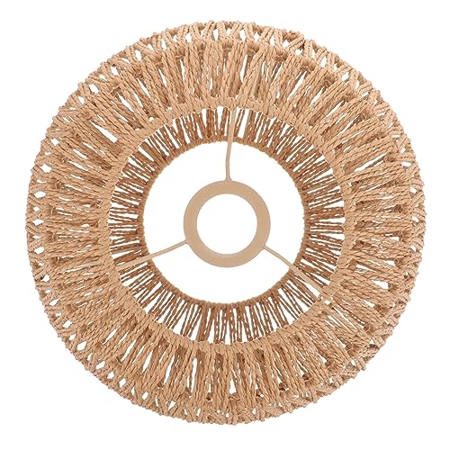 Abaodam Dekorativer Lampenschirm Papier für Hängelampen Vintage Design Handgewebt für Schlafzimmer und Restaurants Wärmespeichernd Abaodam Dekorativer Lampenschirm Papier für Hängelampen Vintage Design Handgewebt für Schlafzimmer und Restaurants Wärmespeichernd von Abaodam