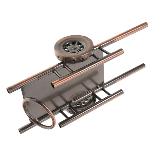 Abaodam Vintage Iron Cart Weinregal Kreativer Weinhalter für Bar Platzsparend und für Weinliebhaber für Wohnzimmer Essbereiche von Abaodam