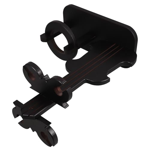 Abaodam Weinglashalter Aus Holz in Violinenform Für Arbeitsplatte Weinflaschenhalter Für Innenbereich Von Schränken Kleiner Tisch-weinhalterständer Für Inneneinrichtung Von Bars Und von Abaodam