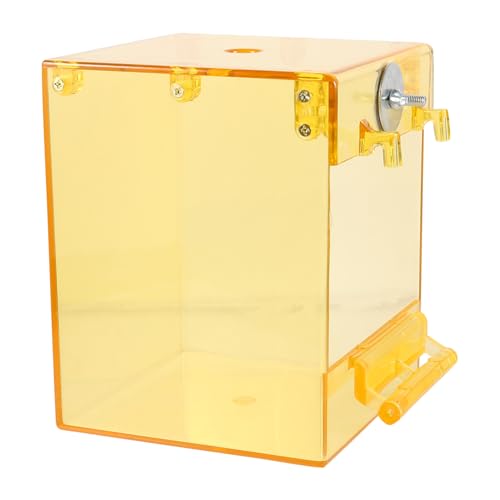 Abaodam Vogelbadewanne Hängend Transparente Badebox Für Kleine Papageien Wellensittiche Und Kanarienvögel Umweltfreundlich Stresslinderndes Vogelbadehaus Für Käfig Zubehör von Abaodam