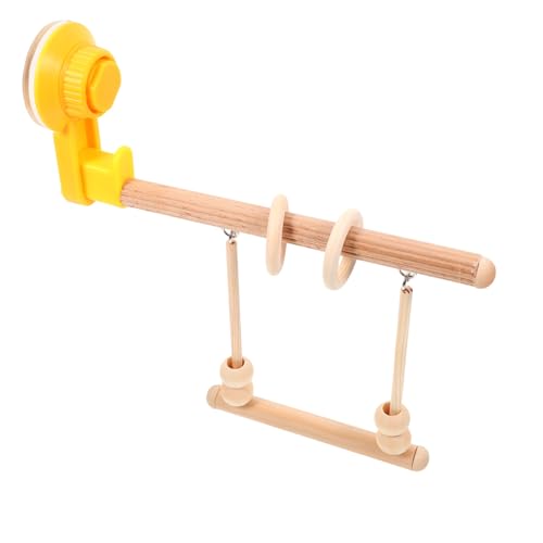Abaodam Vogelsitzstand Mit Saugnapf Stabiler Holzstand Für Papageien Und Vögel Multifunktional Als Trainings Und Spielzeugstand Für Fenster Und Käfige Langlebig Und Leicht Zu Reinigen Abaodam Vogelsitzstand Mit Saugnapf Stabiler Holzstand Für Papageien Und Vögel Multifunktional Als Trainings Und Spielzeugstand Für Fenster Und Käfige Langlebig Und Leicht Zu Reinigen von Abaodam