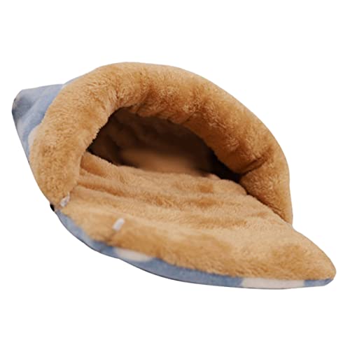 Abaodam Warmes Hamsterbett, gemütliches Winterbett für Meerschweinchen, Igel und Haustiere, aus weichen Materialien, winddicht Abaodam Warmes Hamsterbett, gemütliches Winterbett für Meerschweinchen, Igel und Haustiere, aus weichen Materialien, winddicht von Abaodam