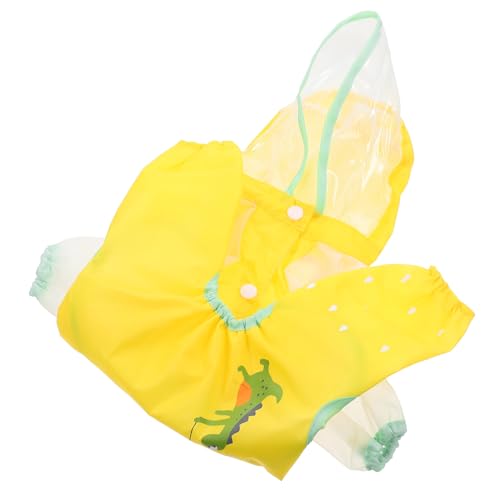 Abaodam Wasserdichter Hunderegenmantel für Kleine Hunde mit Ganzkörper Schutz Praktischem Knopfdesign Modischer Kapuze Leichter Sicherer Regenbekleidung für Nasse Tage und Komfortablem Abaodam Wasserdichter Hunderegenmantel für Kleine Hunde mit Ganzkörper Schutz Praktischem Knopfdesign Modischer Kapuze Leichter Sicherer Regenbekleidung für Nasse Tage und Komfortablem von Abaodam