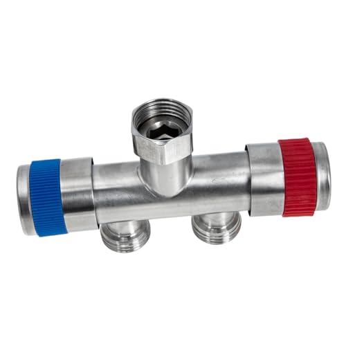 Abaodam Wasserhahn Diverter Adapter für Waschmaschine und Garten Hochdruckbeständig Rostfrei Passend für Wasserleitungen Zuverlässige Verbindung Abaodam Wasserhahn Diverter Adapter für Waschmaschine und Garten Hochdruckbeständig Rostfrei Passend für Wasserleitungen Zuverlässige Verbindung von Abaodam