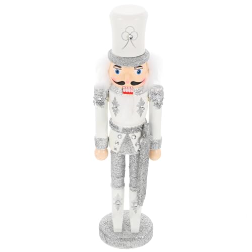 Abaodam Weihnachts-Nussknacker Geschenk Weihnachtsdekoration männliche Einrichtung Feiertagstisch Nussknacker Feiertags-Nussknacker-Figuren funkelnder Nussknacker Weihnachtstischverzierung von Abaodam