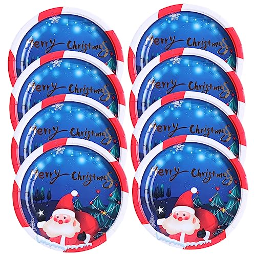 Abaodam 8 -Pappteller Aus Papier In Großen Weihnachtsgeschirr Weihnachts-Pappteller Weihnachts-Pappteller Feiertags-Servierteller Weihnachts-Pappteller Abaodam 8 -Pappteller Aus Papier In Großen Weihnachtsgeschirr Weihnachts-Pappteller Weihnachts-Pappteller Feiertags-Servierteller Weihnachts-Pappteller von Abaodam