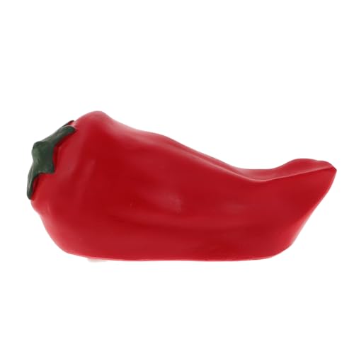 Abaodam Wetterfeste Schlüsselversteck Box Chili Form Outdoor Fake Chili Schlüsselhalter für Garten Terrasse Verstecktes Ersatzschlüsselsafe mit Dekorativem Design Robust und Unauffällig von Abaodam