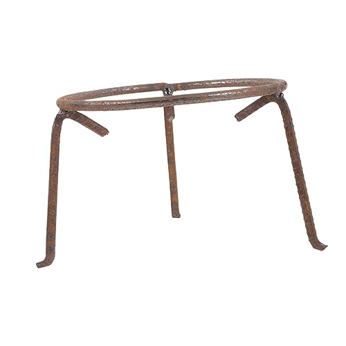 Abaodam Wok Halterung Multifunktionales Topfzubehör für Gasherd Stabiler Wok für Outdoor Camping und BBQ Tragbar und Wiederverwendbar für Reisen von Abaodam