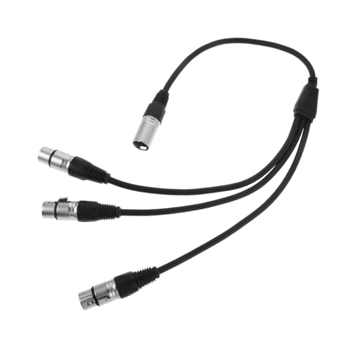 Abaodam Xlr Mikrofon Splitterkabel Balanced Audio Adapter Robust Kompatibel für Studio Bühne Live Performance von Abaodam