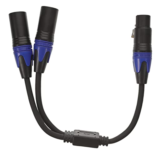 Abaodam Xlr Splitter Kabel Weiblich zu Dual Männlich Pin Mikrofon Kabel Geeignet für Audio Equipment Flexible Hülle Störungsfrei und Langlebig für Xlr und Hohe Signalübertragung Abaodam Xlr Splitter Kabel Weiblich zu Dual Männlich Pin Mikrofon Kabel Geeignet für Audio Equipment Flexible Hülle Störungsfrei und Langlebig für Xlr und Hohe Signalübertragung von Abaodam