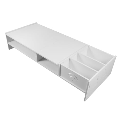 Abaodam multifunktionales Lagerregal Schreibtisch Monitorständer für Drucker Desktop-Bücherregal Einstellbarer Laptop -Stand Mehrzweck-Monitorständer Laptop-Ständer Plastik Weiß Abaodam multifunktionales Lagerregal Schreibtisch Monitorständer für Drucker Desktop-Bücherregal Einstellbarer Laptop -Stand Mehrzweck-Monitorständer Laptop-Ständer Plastik Weiß von Abaodam