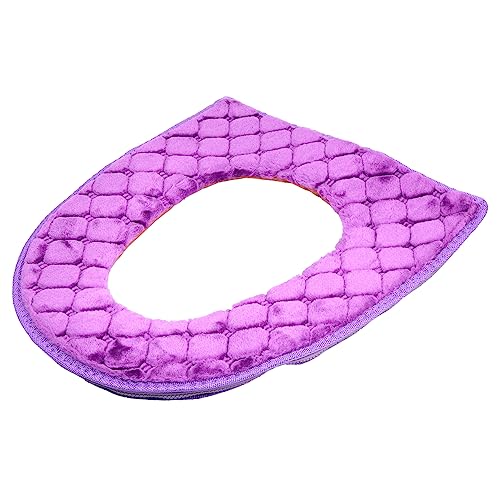 Abaodam verdickter Toilettensitz Weiß Rosa Sitzkissen Sitzbezüge Toilettensitzabdeckung WC-Sitzdeckel-Abdeckpolster gepolsterter Toilettensitz rund gepolstert Violett Abaodam verdickter Toilettensitz Weiß Rosa Sitzkissen Sitzbezüge Toilettensitzabdeckung WC-Sitzdeckel-Abdeckpolster gepolsterter Toilettensitz rund gepolstert Violett von Abaodam