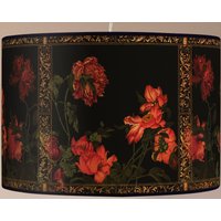 Lampenschirm Stehlampe, Retro Vintage Handwerkliche Blumen von AbatJourRivier