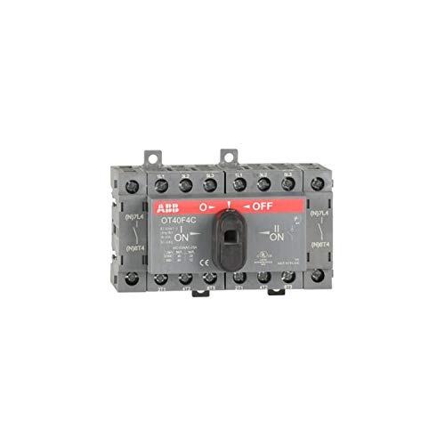 Abb-entrelec OT40F4C 1SCA104934R1001 Modularschalter, Grau/Schwarz/Rot, Estándar von ABB