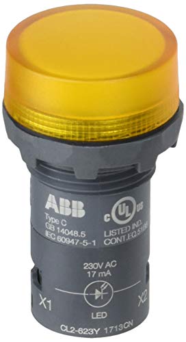 abb-entrelec – Piloten Kompakt Gelb LED 230 VAC a-induct von ABB