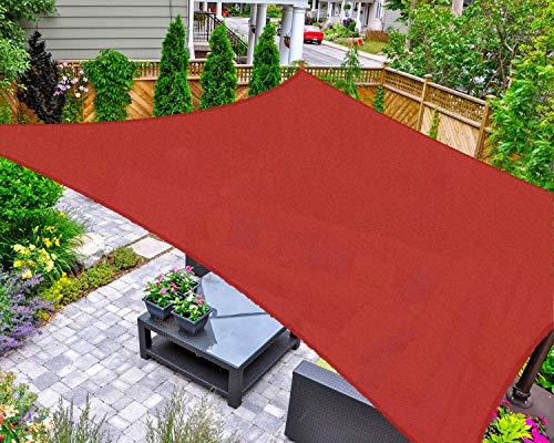 Abba Patio AsterOutdoor Sonnensegel, rechteckig, 30,5 x 30,5 cm, UV-Schutz, für Terrasse, Hinterhof, Rasen, Garten, Outdoor-Aktivitäten, Terra von Abba Patio