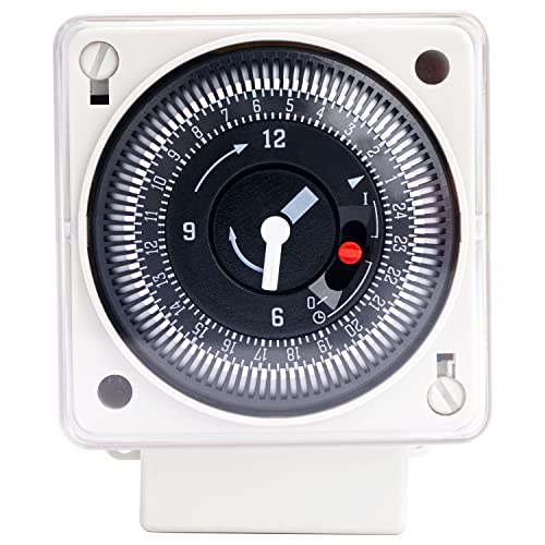 Abbcoert 01.80.0001.1 - Tactic 111.1 - Analog-Universaluhr - Tagesprogramm (Ein/Aus) - 1 Kanal - Synchron - alle 15 Minuten programmierbar - 220-240 V von Abbcoert