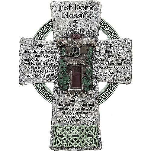 Abbey Gift 6" x 8" Irish Home Blessing Cross von Cathedral Art