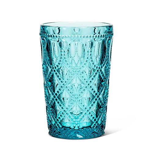 Abbott Collection 27-Capri/HB Highball mit Schmuck-und Perlenmuster, Glas, Hiball, 1 EA, 6 von Abbott Collection