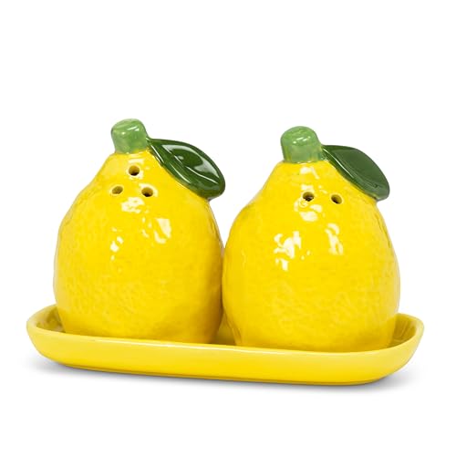 Abbott Collection 27-Lemonade-SP Zitronensalz & Pfeffer auf Tablett, 14 cm, Gelb/Grün Abbott Collection 27-Lemonade-SP Zitronensalz & Pfeffer auf Tablett, 14 cm, Gelb/Grün von Abbott Collection