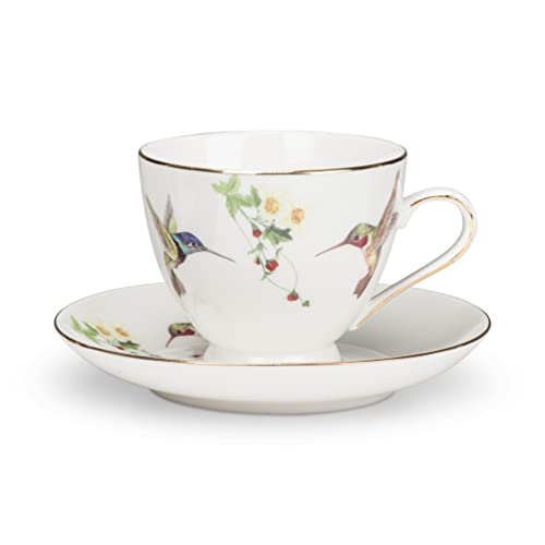 Abbott Collection Ambrosia Kolibri Tasse & Untertasse von Abbott Collection