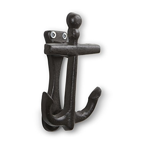 Abbott Collection Anchor Türklopfer, Gusseisen, braun von Abbott Collection