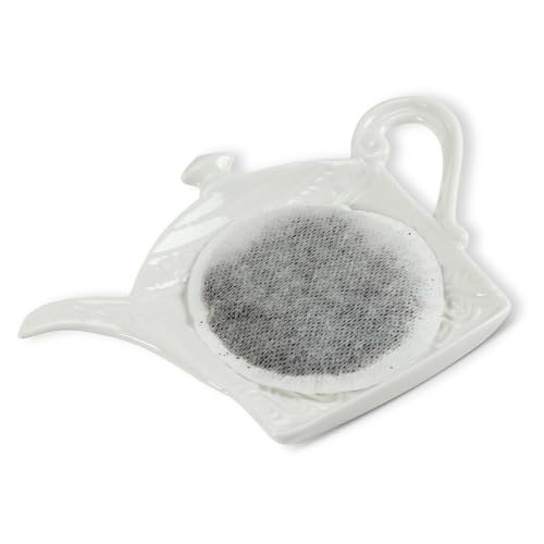 Abbott Collection Blanc Teebeutelhalter für Teekanne, Weiß, 12,7 cm breit Abbott Collection Blanc Teebeutelhalter für Teekanne, Weiß, 12,7 cm breit von Abbott Collection