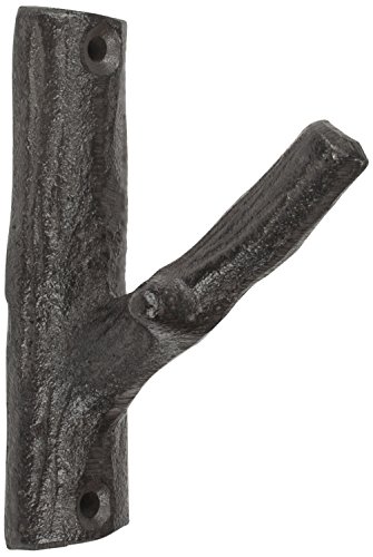 Abbott Collection Gusseisen Single AST Wand Haken, braun von Abbott Collection