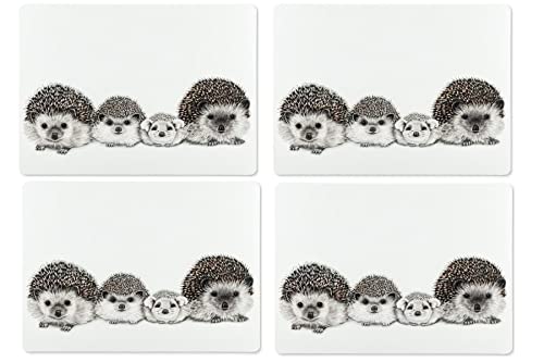 Abbott Collection Home Hedgehog Family Platzdeckchen, 4 Stück von Abbott Collection