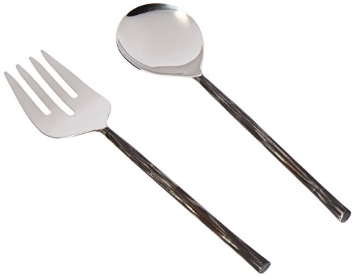 Abbott Collection Salatbesteck, Edelstahl, geschmiedet, 2 Stück von Abbott Collection