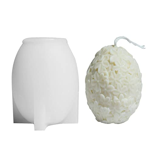 Abbto 5 Stück Silikonform in Form einer 3D-Blumenkugel, Silikonform zur Seifenherstellung – Silikonformen mit Blumen für Fondant, handgemachte Mini-Seife, Lotion Bar Abbto 5 Stück Silikonform in Form einer 3D-Blumenkugel, Silikonform zur Seifenherstellung – Silikonformen mit Blumen für Fondant, handgemachte Mini-Seife, Lotion Bar von Abbto