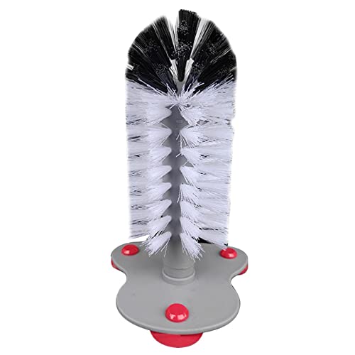 Abbto Flaschenbürstenreiniger - doppelseitige Glasbecher-Unterlegscheibe mit Saugbasis - Lange Flaschenbürste zur Reinigung des Flaschenbechers, Tasse Abbto Flaschenbürstenreiniger - doppelseitige Glasbecher-Unterlegscheibe mit Saugbasis - Lange Flaschenbürste zur Reinigung des Flaschenbechers, Tasse von Abbto