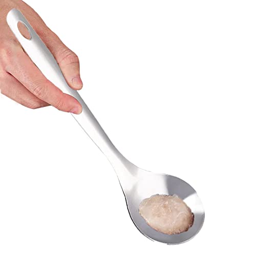 Abbto Fleischbällchenlöffel | Fleischbällchenmaschine aus Edelstahl | Fleischbällchenlöffel mit langem Griff für Eisballer mit Kuchenformen von Abbto