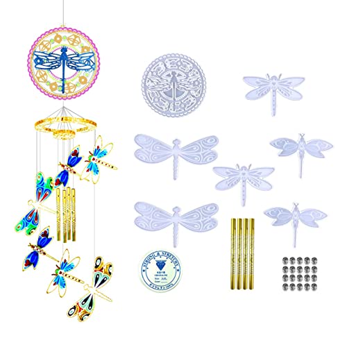 Abbto Form für Windglocke Libelle, Anhängerform der Windglocke der Libelle zur DIY-Dekoration | Gartengeschenk für Mutter Windglocken Libelle Mama von Abbto