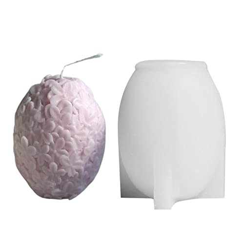 Abbto Kerzenform mit Blumenkugeln, 3D-Kerzenformen in Blumenkugelform, Silikonform für Seife in Blumenform, handgefertigte DIY-Formen, Zubehör zur Herstellung von Formen Abbto Kerzenform mit Blumenkugeln, 3D-Kerzenformen in Blumenkugelform, Silikonform für Seife in Blumenform, handgefertigte DIY-Formen, Zubehör zur Herstellung von Formen von Abbto