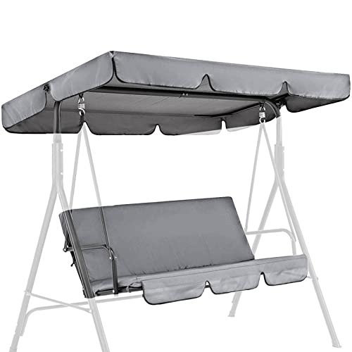 Abbto Terrassenschaukelabdeckungen | Hängematte Swing Glide Cover Oxford-Stoff - Schaukelstuhlabdeckung Ersatz-Baldachin Abdeckung für Terrassenschaukel Möbel von Abbto
