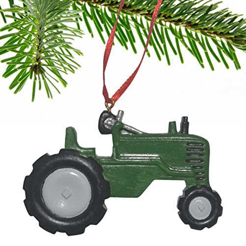 Abbto Traktor-Verzierungen für Weihnachtsbaum, Weihnachtsbaum Hängende Ornamente Bauernhaus Auto Dekor, 2022 Weihnachtsbaum hängende Ornamente Autodekorationen von Abbto